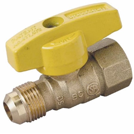 Brasscraft Plumb Shop Brasscraft Water Heater Gas Ball Valve  PSSD-41 PSSD-41